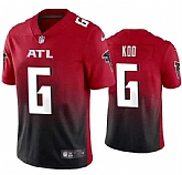 Men & Women & Youth Atlanta Falcons #6 Younghoe Koo New Black Red Vapor Untouchable Limited Stitched Jersey,baseball caps,new era cap wholesale,wholesale hats